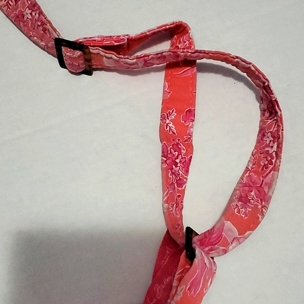 Vera Bradley pink salmon floral quilted crossbody bag - Picture 7 of 15